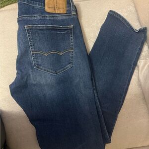 American Eagle Outfitters Men's Straight Jeans - Indigo